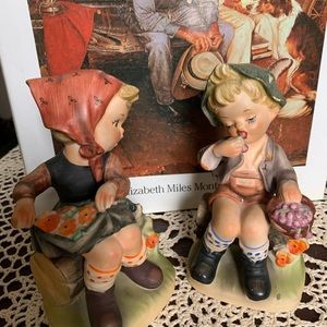 NORMAN ROCKWELL three-piece set.